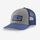 P-6 Logo LoPro Trucker Hat - Salt Grey w/Current Blue (SCBE) (38283)