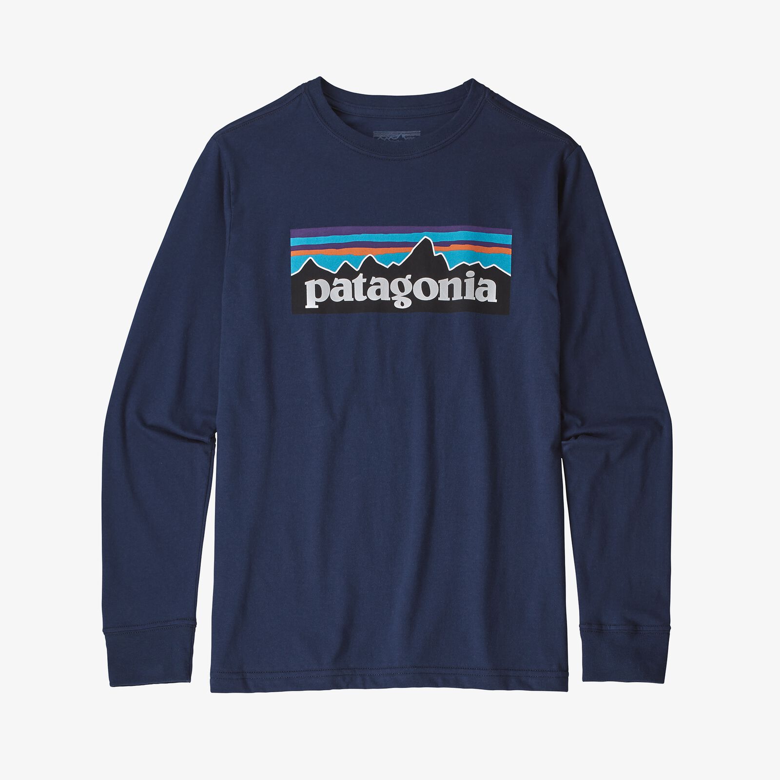 Patagonia Boys' Long-Sleeved Graphic Organic Cotton T-Shirt