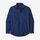 M's Long-Sleeved Pima Cotton Shirt - Lodge Pine: New Navy (LPNA) (53838)
