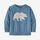 Baby Lightweight Crew Sweatshirt - Back for Good Bear: Pigeon Blue (BGPB) (60975)