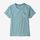W's Alpine Icon Regenerative Organic Pilot Cotton Pocket T-Shirt - Fin Blue (FINB) (37425)
