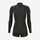 W's R1® Lite Yulex™ Front-Zip Long-Sleeved Spring Suit - Black (BLK) (88498)