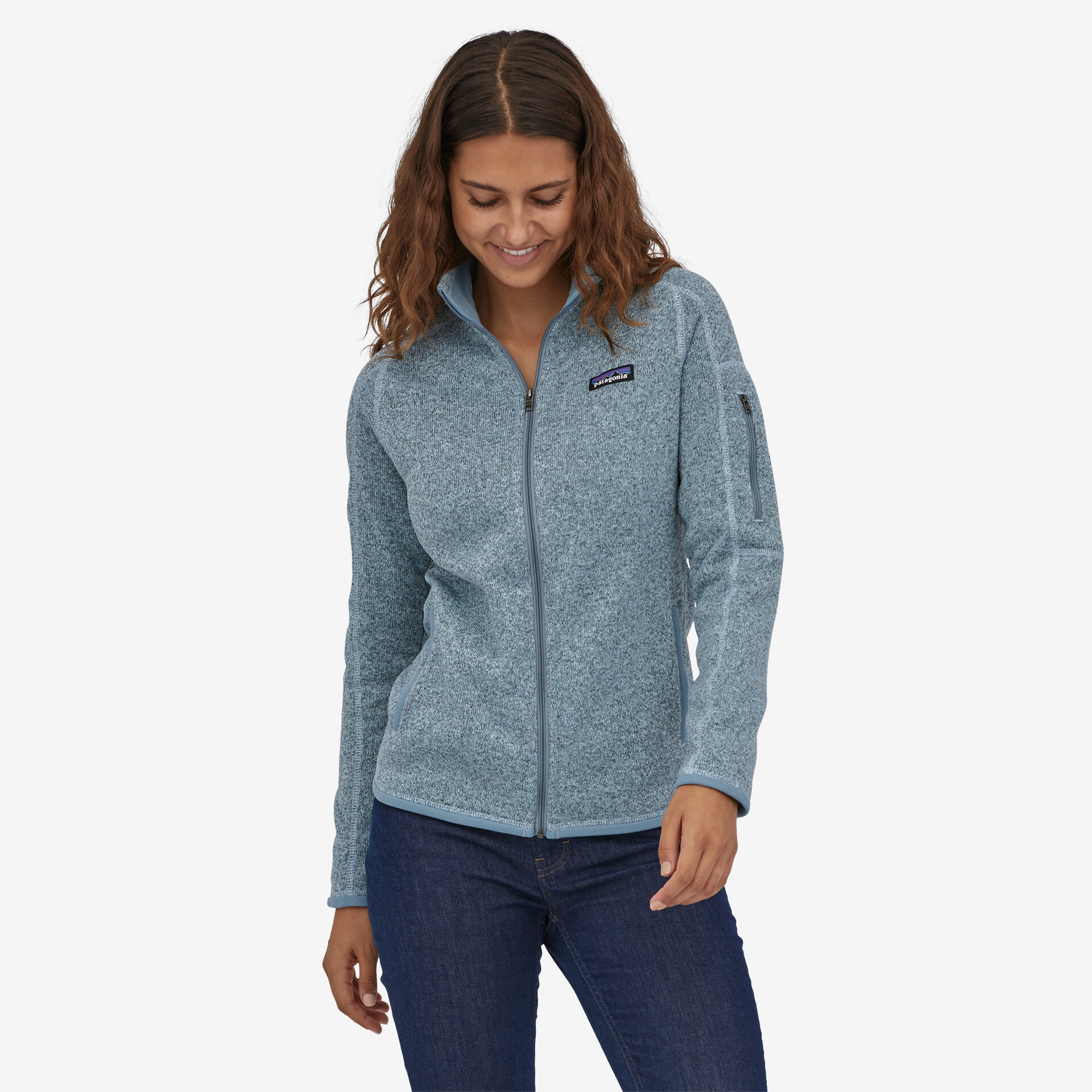Better Sweater Fleece Jacket by Patagonia, sustainable and stylish women's fleece with a contoured fit.