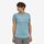 W's Capilene® Cool Merino Graphic Shirt - Fitz Roy Fader: Upwell Blue (FFUB) (44595)