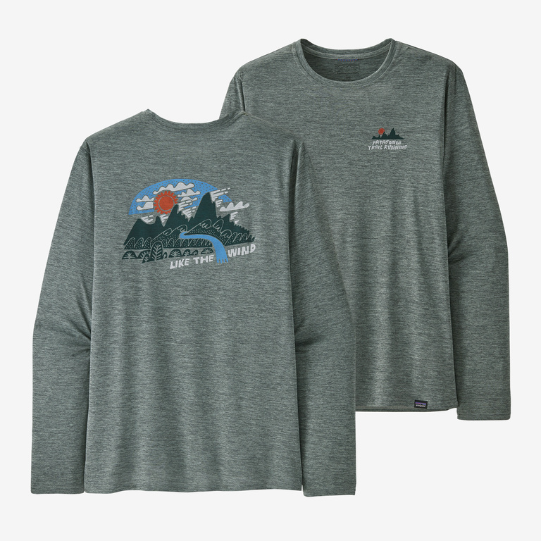 Men's Long-Sleeved Capilene® Cool Daily Graphic Shirt - Lands | Patagonia