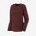 W's Long-Sleeved Capilene® Cool Merino Graphic Shirt - Fitz Roy Fader: Dark Ruby (FIDR) (44600)